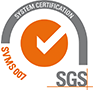 Wij zijn in het bezit van het SGS SVMS007 System certification certificaat